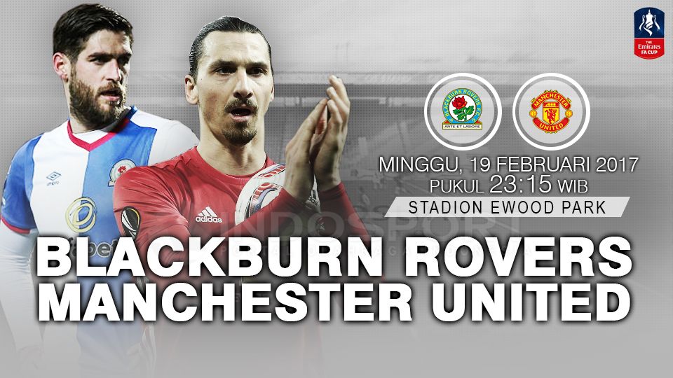Blackburn Rovers vs Manchester United. Copyright: &copy; Grafis: Eli Suhaeli/INDOSPORT/Getty Images